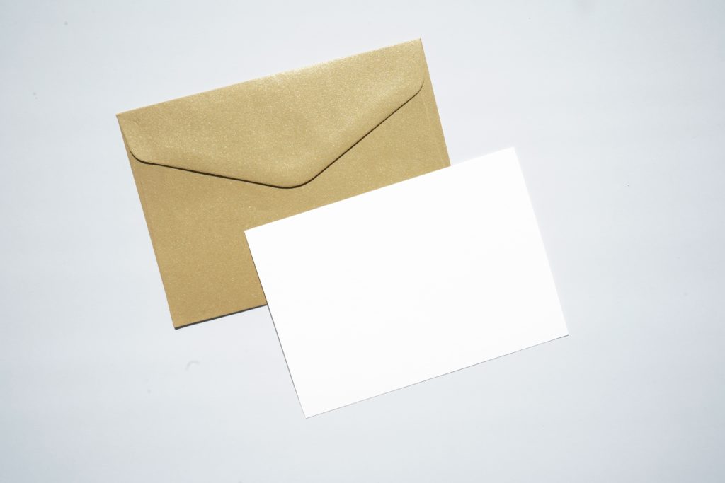 letter and brown envelope